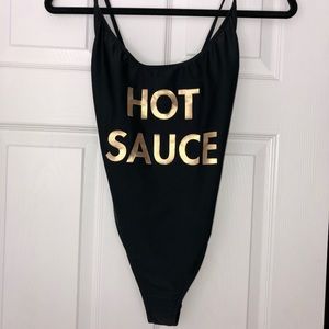 HOT SAUCE BODYSUIT/BATHING SUIT